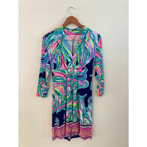 Lilly Pulitzer Dresses & Skirts - EUC Lilly Pulitzer Margate Bright Don't Leave Me Hanging Dress S